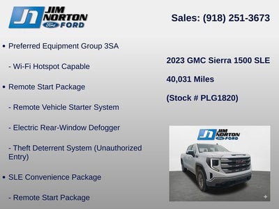 2023 GMC Sierra 1500 SLE