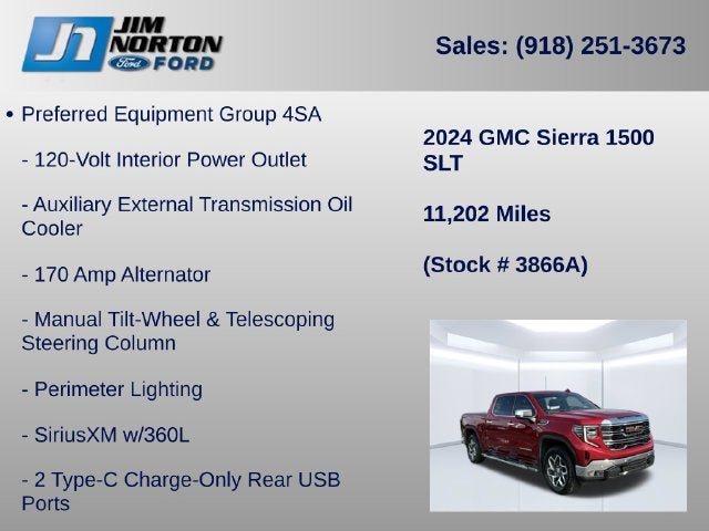 2024 GMC Sierra 1500 SLT