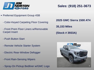 2025 GMC Sierra 1500 AT4