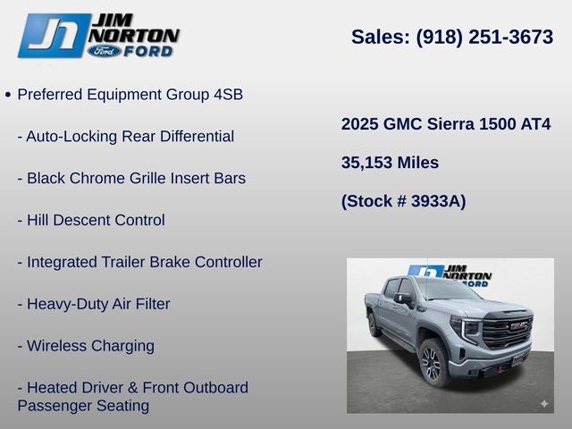 2025 GMC Sierra 1500 AT4