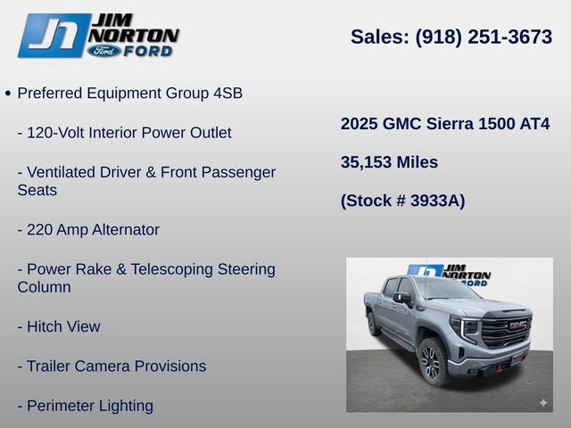 2025 GMC Sierra 1500 AT4