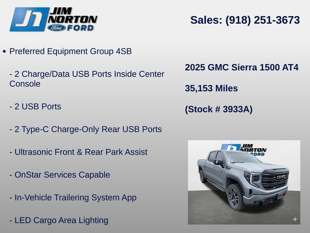 2025 GMC Sierra 1500 AT4