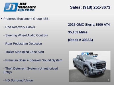 2025 GMC Sierra 1500 AT4