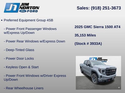 2025 GMC Sierra 1500 AT4