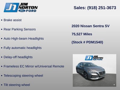 2020 Nissan Sentra SV