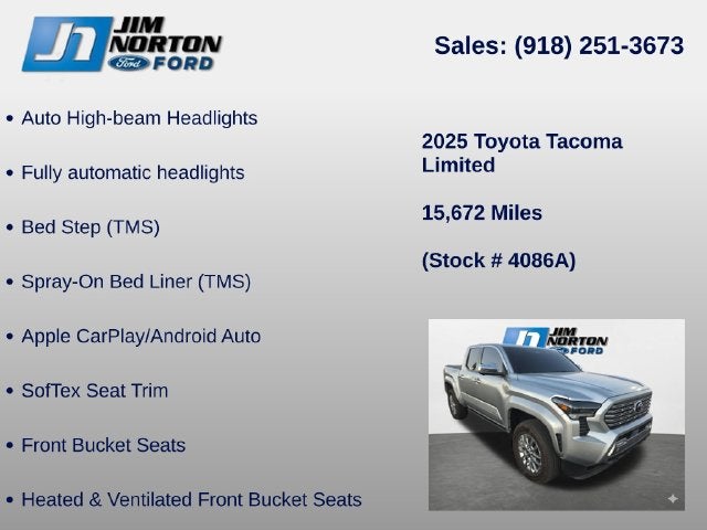 2025 Toyota Tacoma Limited