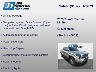 2025 Toyota Tacoma Limited