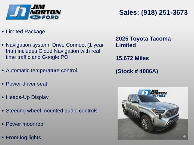 2025 Toyota Tacoma Limited