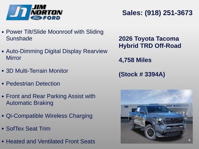 2026 Toyota Tacoma Hybrid TRD Off Road