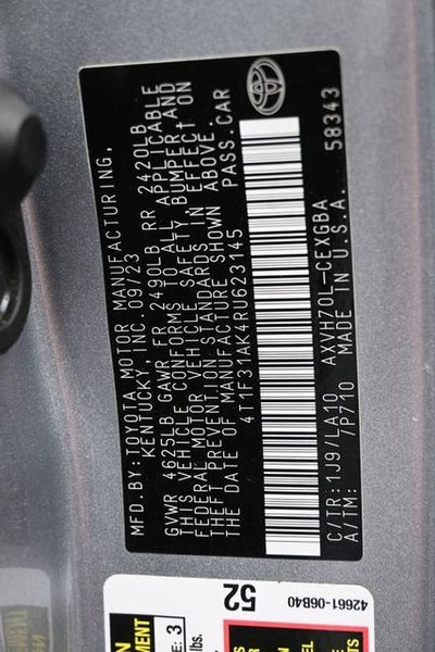 2024 Toyota Camry Hybrid XLE