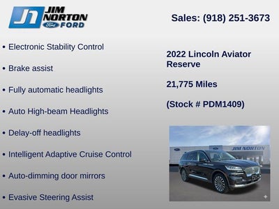 2022 Lincoln Aviator Reserve