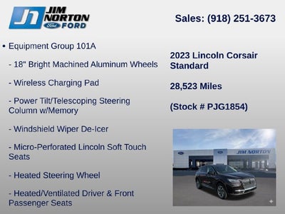 2023 Lincoln Corsair Standard