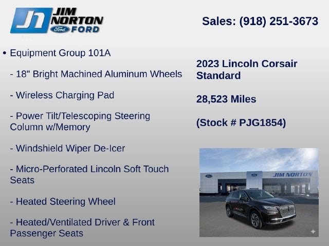 2023 Lincoln Corsair Standard
