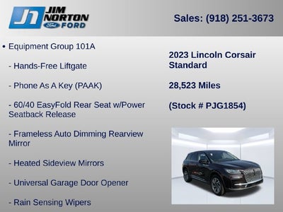 2023 Lincoln Corsair Standard