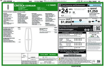 2023 Lincoln Corsair Standard