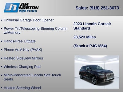 2023 Lincoln Corsair Standard