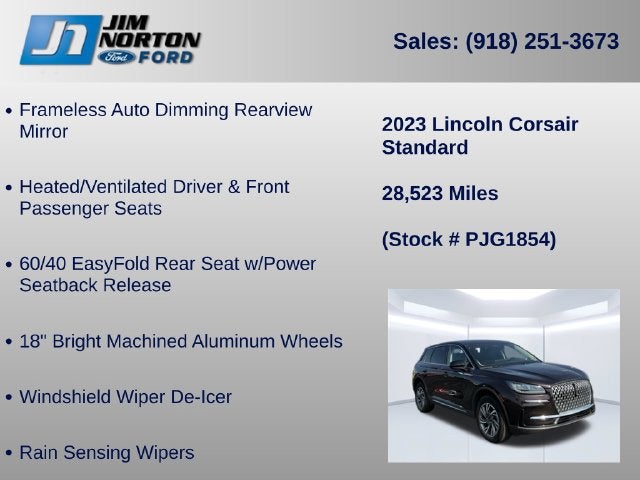 2023 Lincoln Corsair Standard