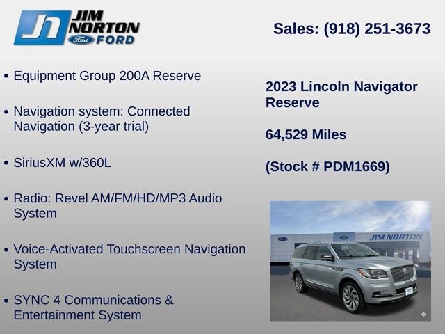 2023 Lincoln Navigator Reserve