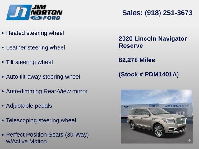 2020 Lincoln Navigator Reserve