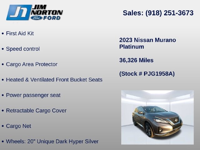 2023 Nissan Murano Platinum