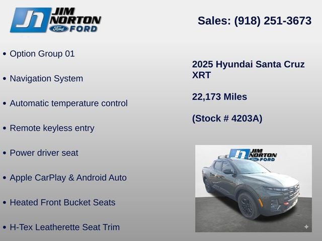 2025 Hyundai Santa Cruz XRT