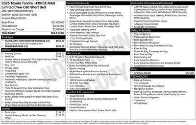 2025 Toyota Tundra Hybrid Limited