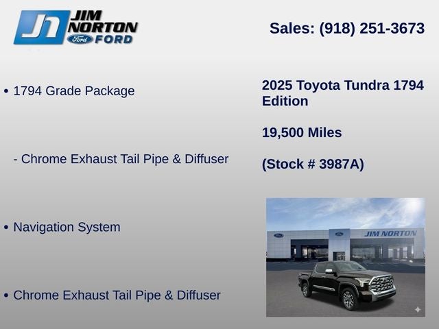 2025 Toyota Tundra 1794