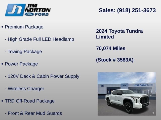 2024 Toyota Tundra Limited