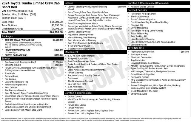 2024 Toyota Tundra Limited