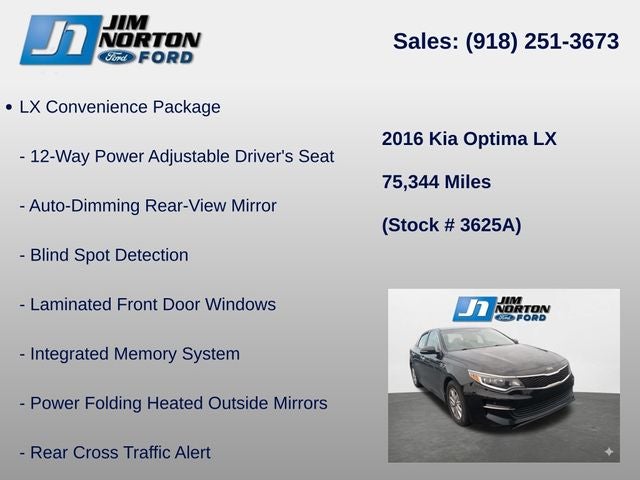 2016 Kia Optima LX