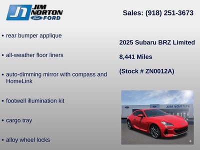 2025 Subaru BRZ Limited