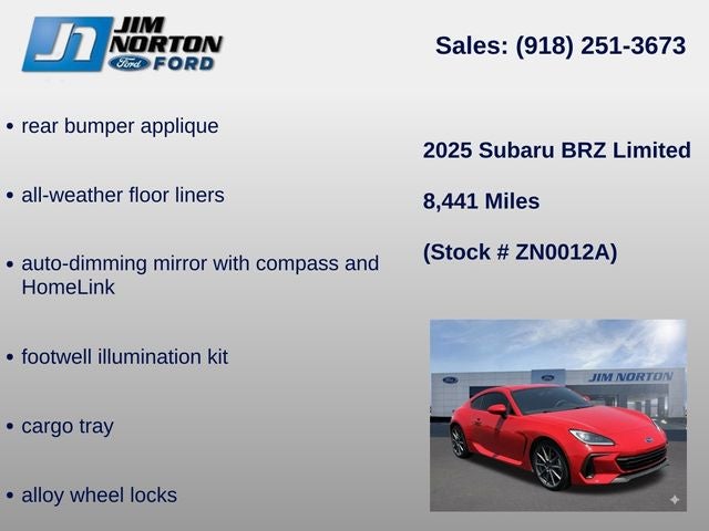 2025 Subaru BRZ Limited