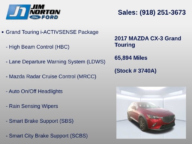 2017 Mazda Mazda CX-3 Grand Touring
