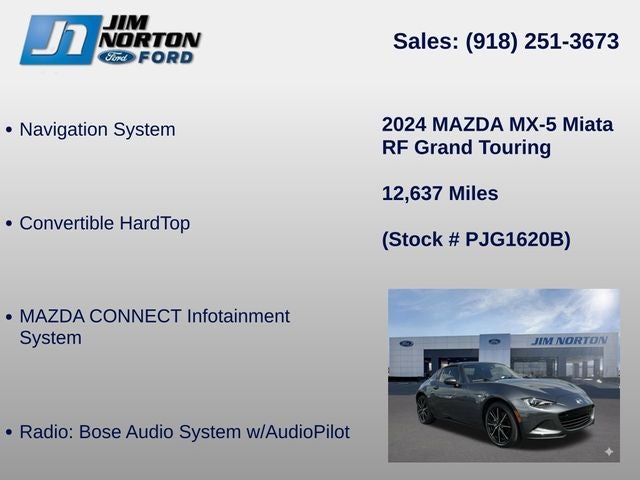 2024 Mazda Mazda MX-5 Miata RF Grand Touring