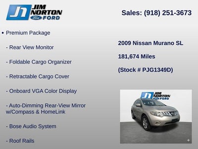 2009 Nissan Murano SL