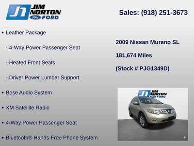 2009 Nissan Murano SL