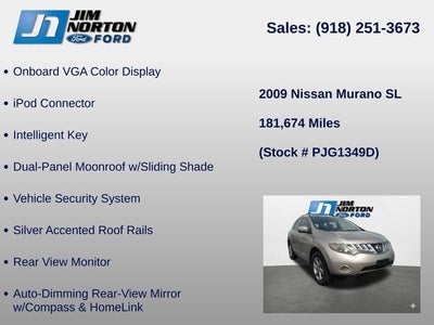 2009 Nissan Murano SL