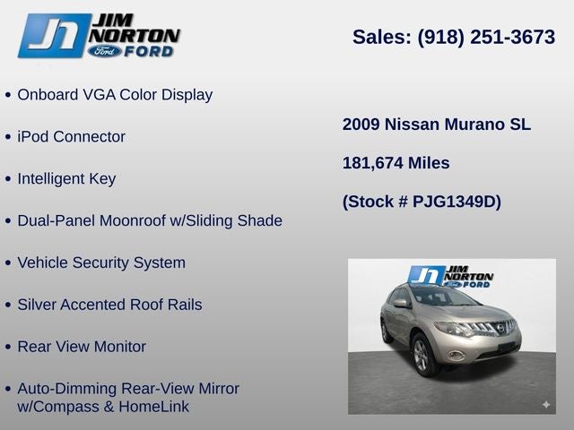 2009 Nissan Murano SL