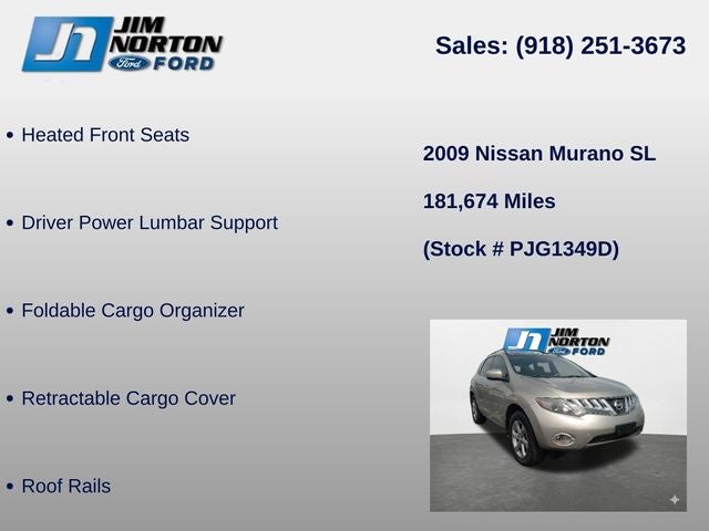2009 Nissan Murano SL