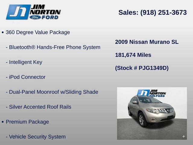 2009 Nissan Murano SL