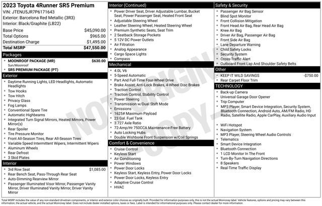 2023 Toyota 4Runner SR5 Premium
