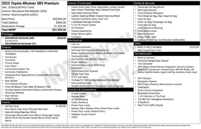 2023 Toyota 4Runner SR5 Premium