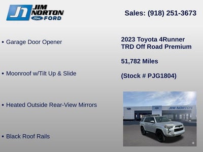 2023 Toyota 4Runner TRD Off-Road Premium