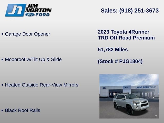 2023 Toyota 4Runner TRD Off-Road Premium