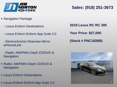 2019 Lexus RC 300