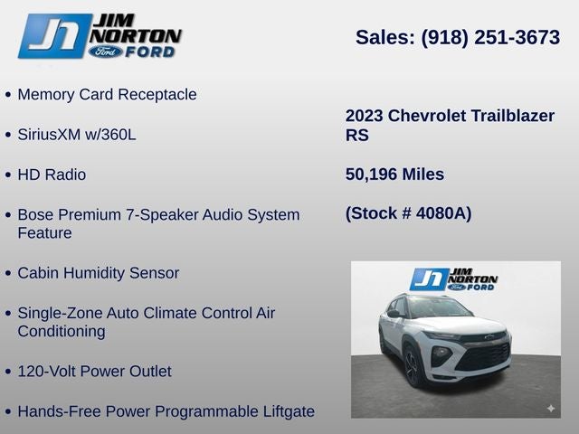 2023 Chevrolet TrailBlazer RS