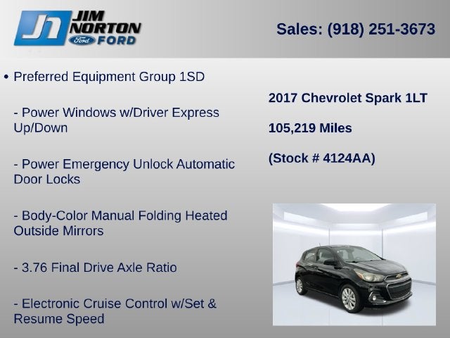 2017 Chevrolet Spark 1LT