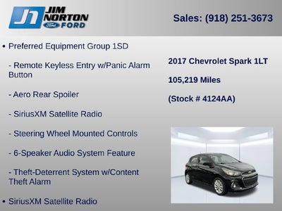 2017 Chevrolet Spark 1LT