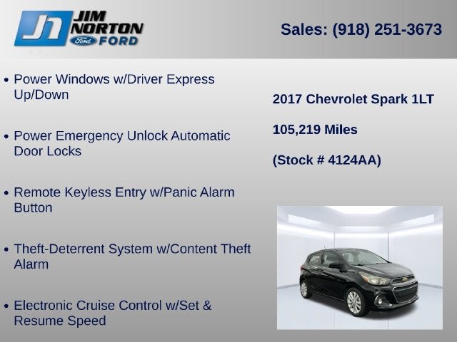 2017 Chevrolet Spark 1LT