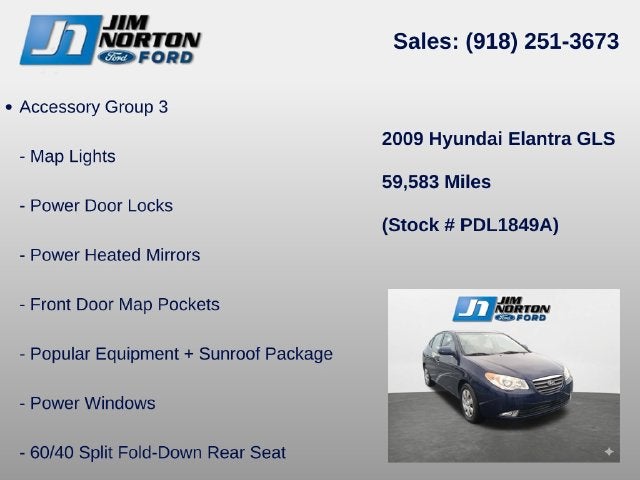 2009 Hyundai Elantra GLS